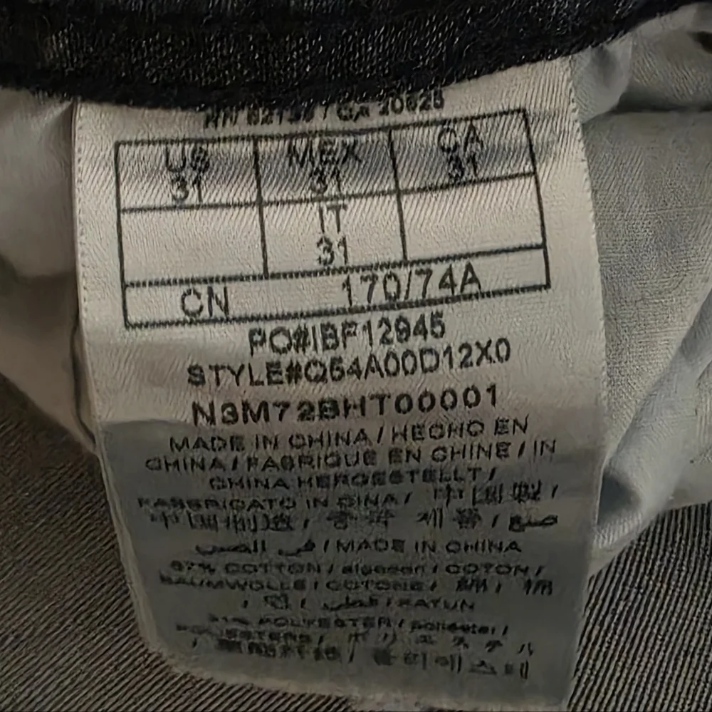 Women’s Guess Ankle Zip Jeans Size 31 Cropped Blue Designer Denim D53 - Picture 8 of 8